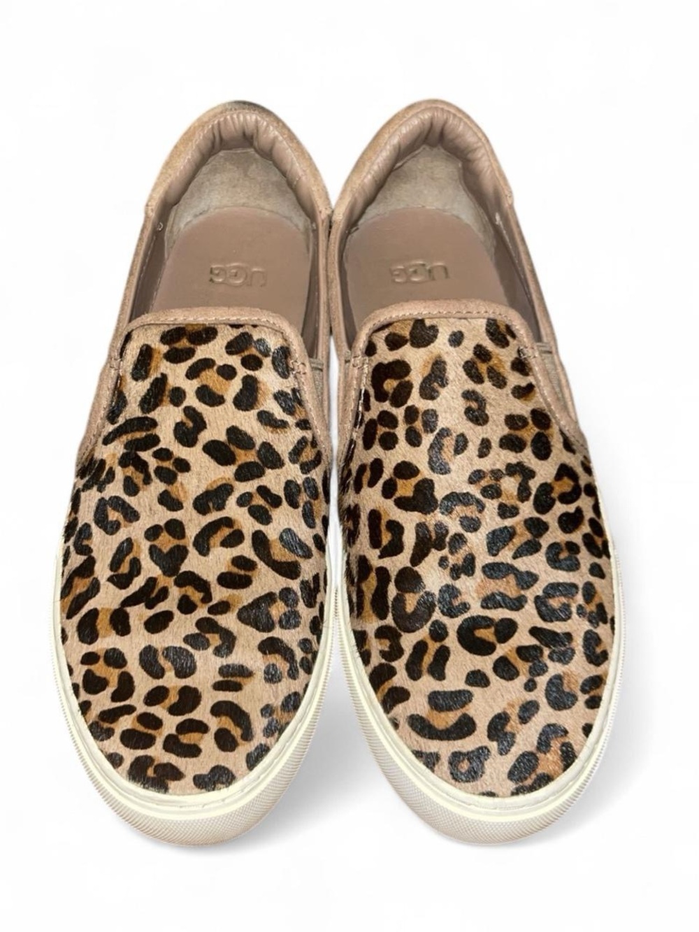 UGG Leopard Print Slip On Sneakers Size 8